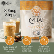 Angie's Chai Sweet & Spicy Organic Chai Powder